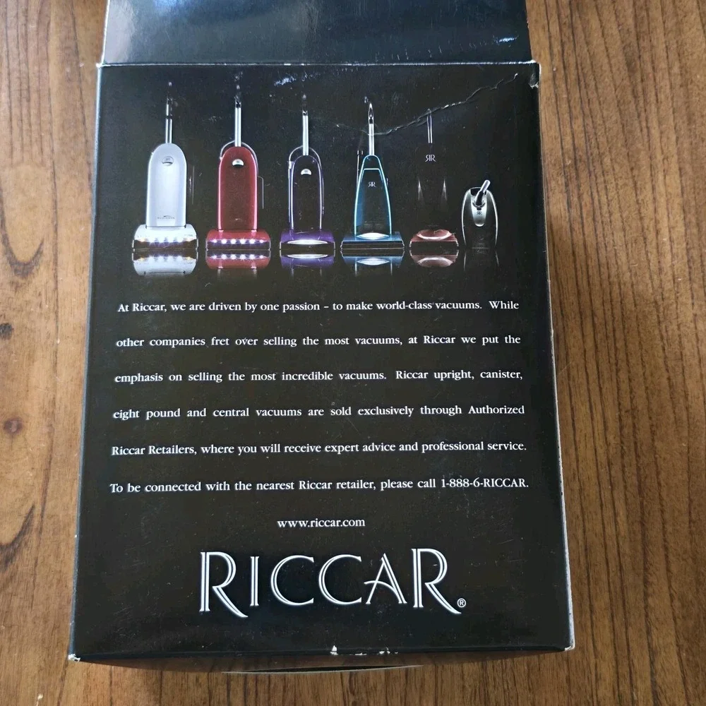 Riccar Radiance RADP & RAD HEPA Filtration Vacuum Bags Type 3‎ Pack Open Box